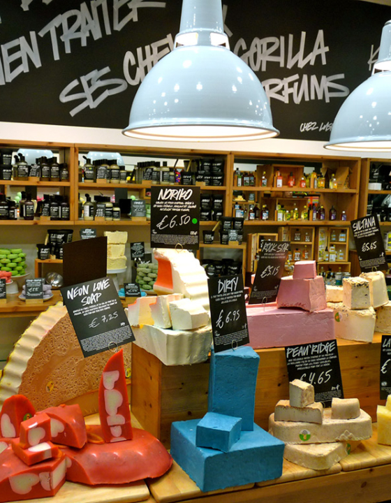 Lush la boutique à croquer