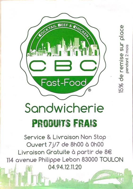 snack fast-food CBC Toulon