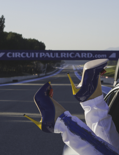 Shooting Stella sur le circuit du Castellet