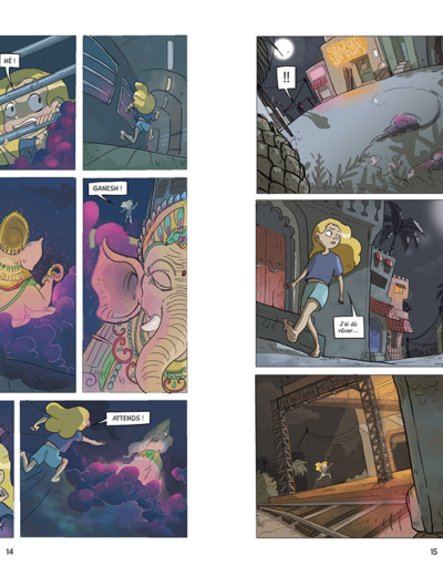 BD « Namasté », par Aurélie Guarino, illustratrice from Six-Fours