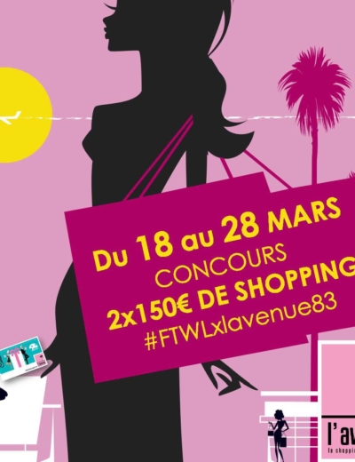 CONCOURS : 2 cartes cadeau shopping à gagner (valeur 300€)