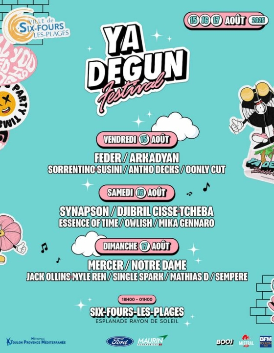 YA DEGUN festival 2025 fait bouger le Var